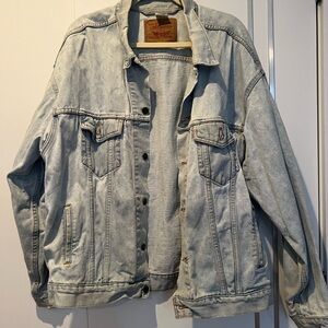 Levi's Light Blue Denim Jacket, men’s XL